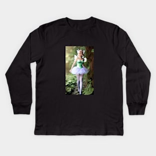 my blonde fairy Kids Long Sleeve T-Shirt